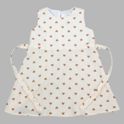 Платье Сердечки Чуди Кидс 353625Ц2-3 экрю 01 Платье Сердечки Чуди Кидс 353625Ц2-3 экрю 01